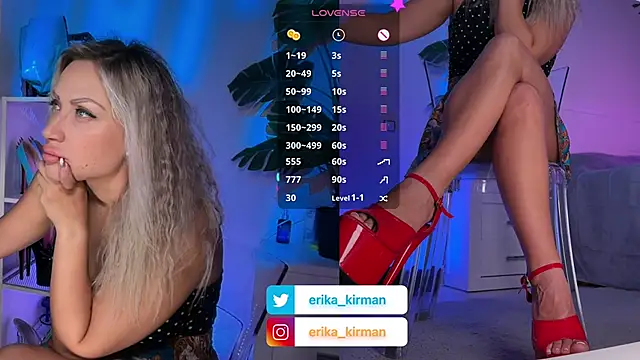 Snapshot of Erika_Kirman chatting on June 2026 01:17:02 PM Erika Kirman online show from June 2026 01:17:02 PM