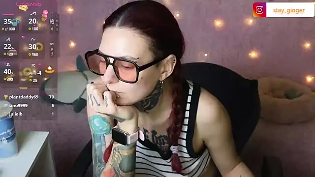Snapshot of Ginger_Stay chatting on January 2025 08:00:02 PM Ginger Stay online show from January 2025 08:00:02 PM