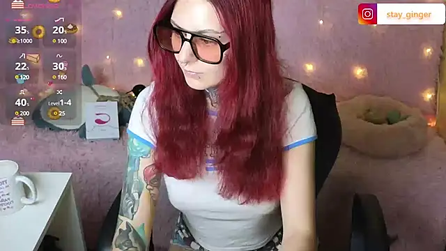Snapshot of Ginger_Stay chatting on January 2025 04:12:02 PM Ginger Stay online show from January 2025 04:12:02 PM