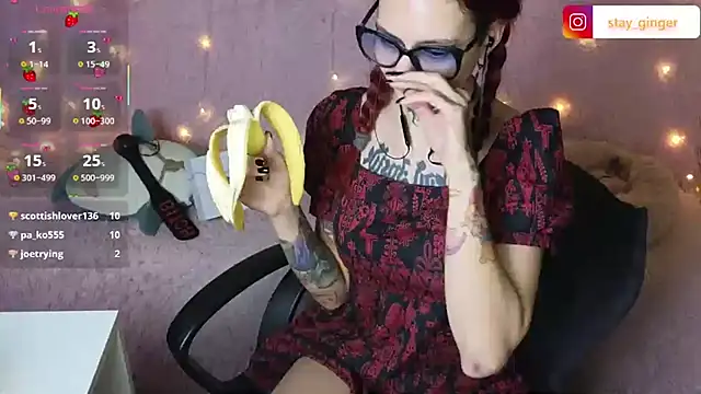 Snapshot of Ginger_Stay chatting on February 2025 06:49:02 PM Ginger Stay online show from February 2025 06:49:02 PM