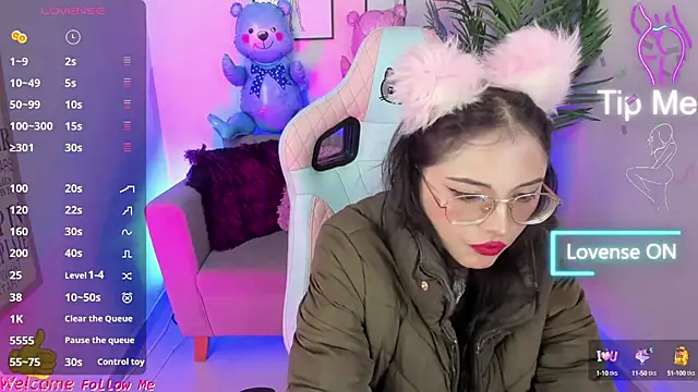 Snapshot of Kyomi_chang chatting on February 2025 03:20:01 PM Kyomi chang online show from February 2025 03:20:01 PM