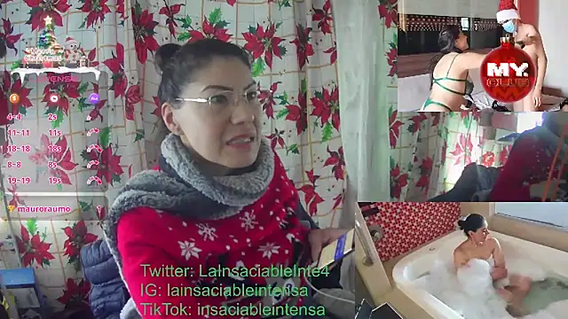 Snapshot of LaInsaciableIntensa chatting on December 2024 05:12:01 PM LaInsaciableIntensa online show from December 2024 05:12:01 PM