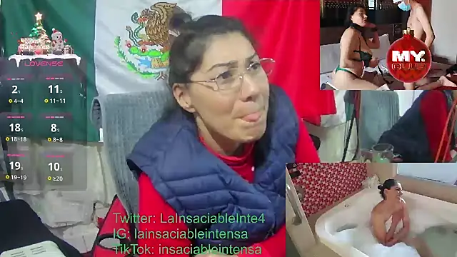 Snapshot of LaInsaciableIntensa chatting on January 2025 10:20:02 PM LaInsaciableIntensa online show from January 2025 10:20:02 PM
