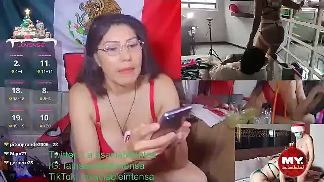 Snapshot of LaInsaciableIntensa chatting on January 2025 12:17:02 AM LaInsaciableIntensa online show from January 2025 12:17:02 AM