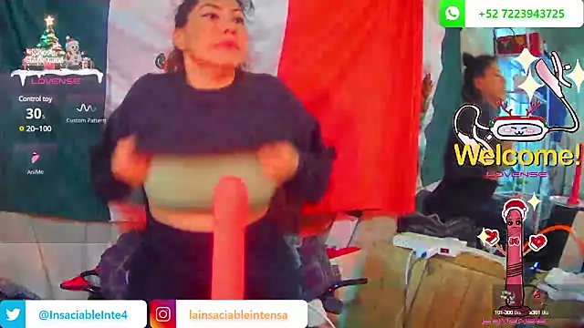 Snapshot of LaInsaciableIntensa chatting on February 2025 10:26:01 PM LaInsaciableIntensa online show from February 2025 10:26:01 PM
