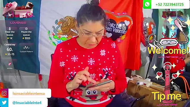 Snapshot of LaInsaciableIntensa chatting on February 2025 10:04:01 PM LaInsaciableIntensa online show from February 2025 10:04:01 PM