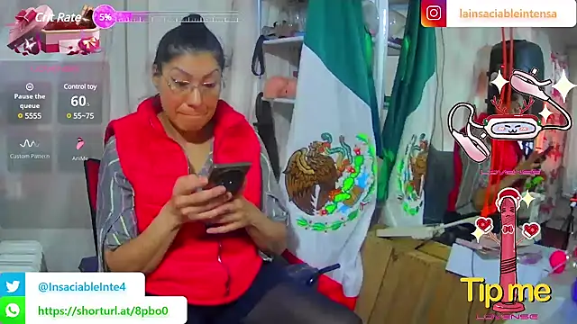 Snapshot of LaInsaciableIntensa chatting on February 2025 10:20:01 PM LaInsaciableIntensa online show from February 2025 10:20:01 PM