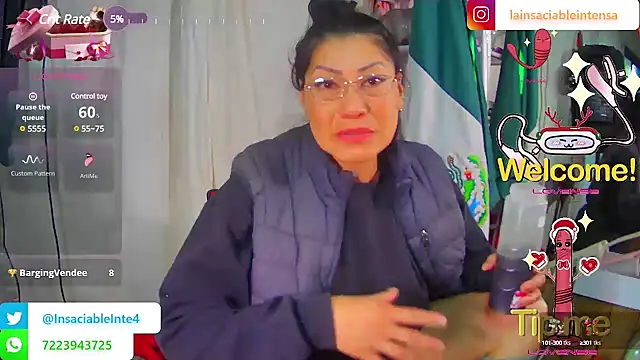 Snapshot of LaInsaciableIntensa chatting on March 2025 01:27:02 PM LaInsaciableIntensa online show from March 2025 01:27:02 PM