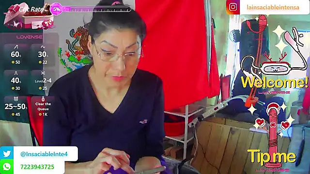 Snapshot of LaInsaciableIntensa chatting on March 2025 02:59:01 PM LaInsaciableIntensa online show from March 2025 02:59:01 PM