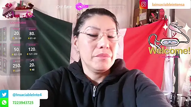 Snapshot of LaInsaciableIntensa chatting on March 2025 01:49:01 PM LaInsaciableIntensa online show from March 2025 01:49:01 PM