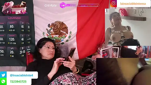 Snapshot of LaInsaciableIntensa chatting on March 2025 01:15:01 PM LaInsaciableIntensa online show from March 2025 01:15:01 PM