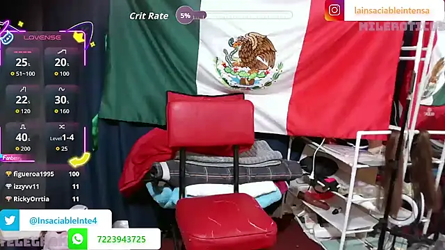 Snapshot of LaInsaciableIntensa chatting on September 2025 02:55:02 AM LaInsaciableIntensa online show from September 2025 02:55:02 AM