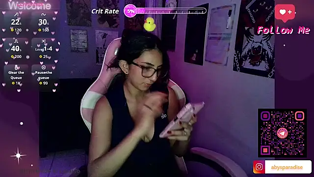 Snapshot of Abysparadise chatting on May 2026 04:07:01 AM Abysparadise online show from May 2026 04:07:01 AM