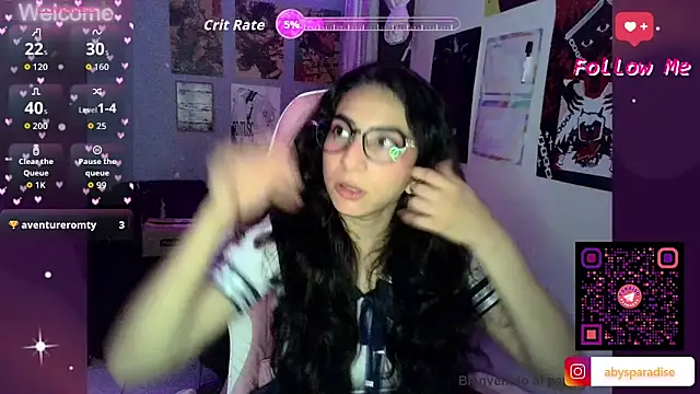 Snapshot of Abysparadise chatting on May 2026 03:55:02 AM Abysparadise online show from May 2026 03:55:02 AM
