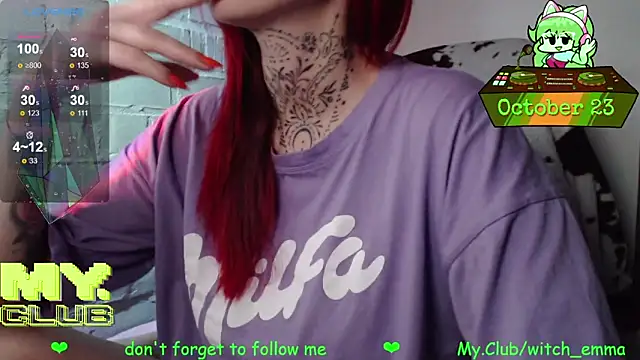 Witch Emma online show from October 2025 04:45:01 AM