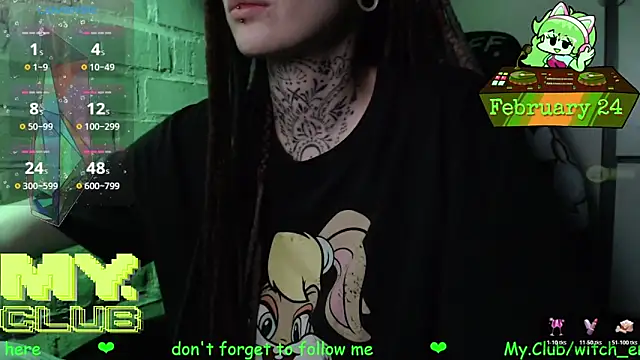 Witch Emma online show from February 2026 07:45:01 PM