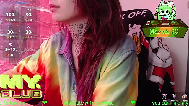 Witch Emma online show from March 2026 08:19:02 AM