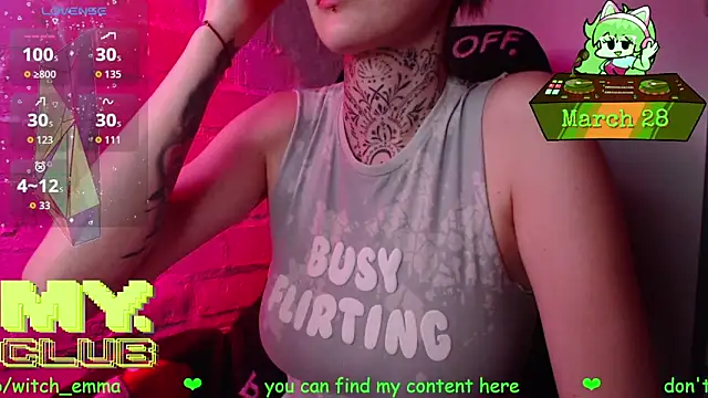 Witch Emma online show from March 2026 09:03:02 PM