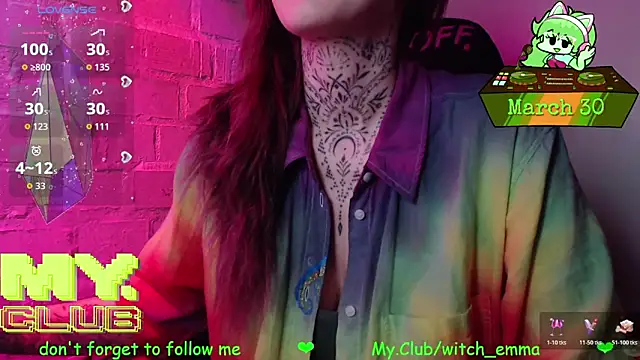 Witch Emma online show from March 2026 06:47:02 AM