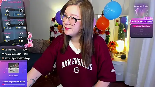 Snapshot of HunnyyLove chatting on December 2024 04:27:01 PM HunnyyLove online show from December 2024 04:27:01 PM