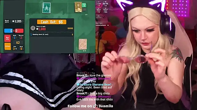 evamila online show from February 2025 10:12:01 PM