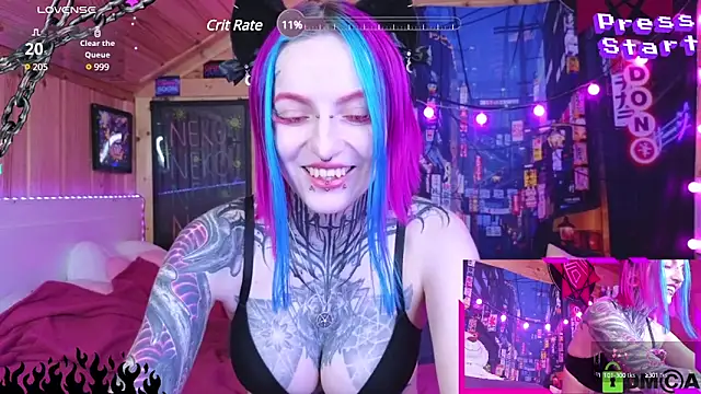 Snapshot of NekoCyber chatting on March 2025 05:00:01 AM NekoCyber online show from March 2025 05:00:01 AM