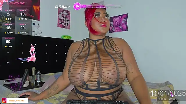 SWEETVICKY XX online show from January 2025 01:32:01 AM
